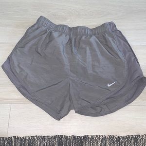 Gray Nike dri fit shorts
